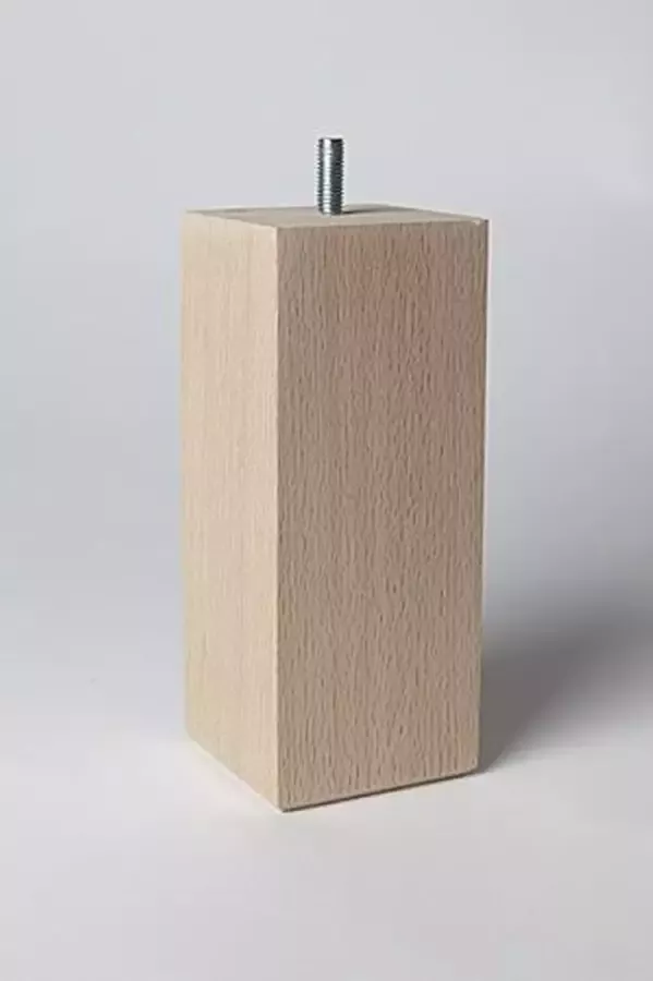 Bed bank poot 23cm hoog 6 4×6 4 cm Eiken