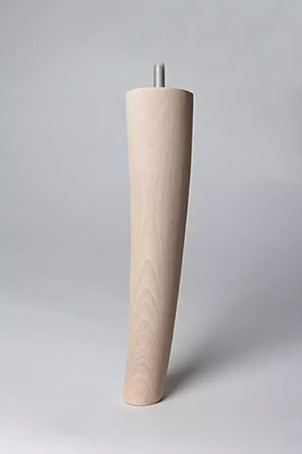 Bed bank poot 24cm hoog diam.5 8->3 Beuken