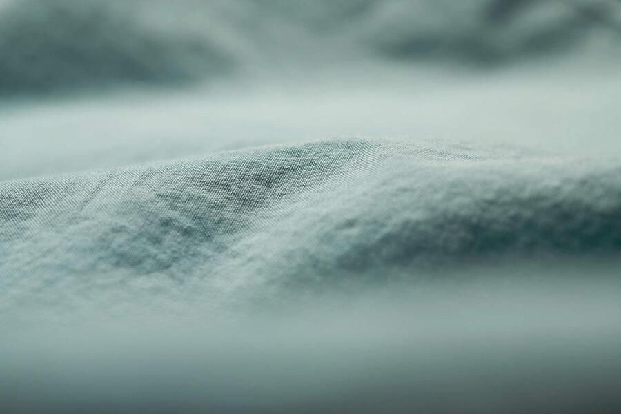 Beddengoed 240 x 220 cm Uni Menta 100% katoenen dekbedovertrek (perkal 200 draden) voor bed van 150 cm dekbedovertrek 240 x 220 katoenen