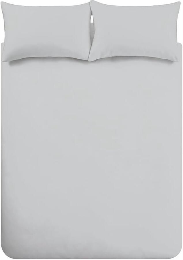 Beddengoed Plain Dyed Grey Katoen 200 x 220 cm