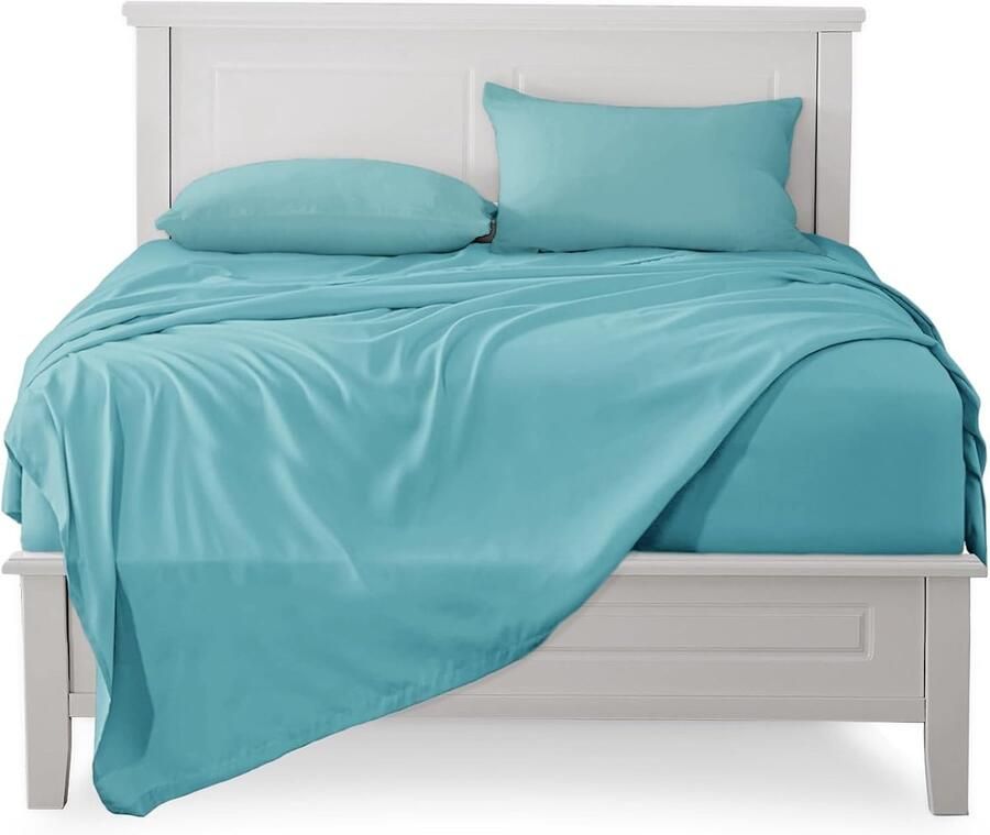 Beddengoed set 90x200 cm 3-delige katoen set voor eenpersoonsbed donkergroen