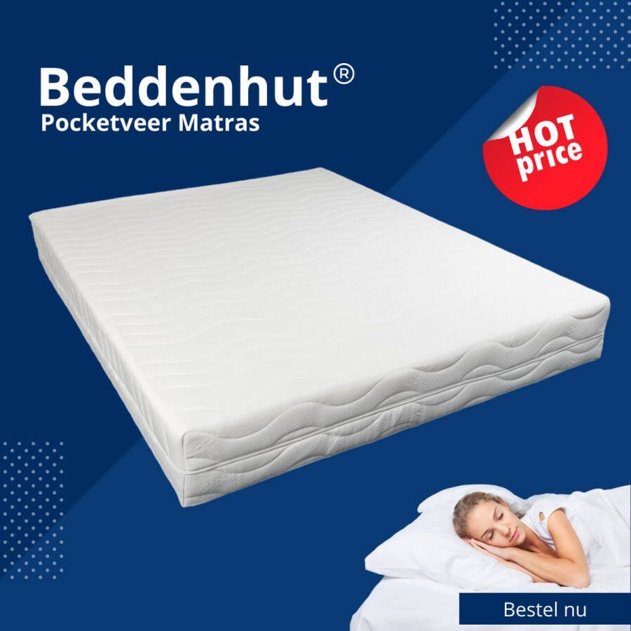 Beddenhut Saffier 7 Zone Koudschuim Tweepersoons 160x200x21 Anti-allergisch Tencel