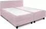Beddenleeuw Boxspring Bed Isabella 120x200 Incl. Hoofdbord + Matras Oud roze - Thumbnail 1