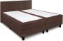 Beddenleeuw Boxspring Bed Isabella 160x200 Incl. Hoofdbord + Matras Bruin - Thumbnail 2