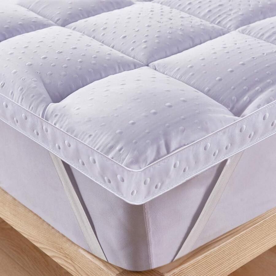 Bedecor Onderbed Matrassen Pad Luxe 3D Massage Bubbels 200x200 cm
