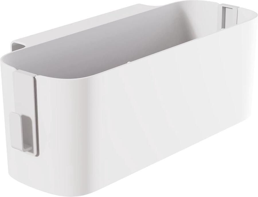 Witte bedorganizer om op te hangen hangmanden met 2 afneembare haken robuuste nachtkastje slaapzaal voor familie en kantoor multifunctionele opbergruimte