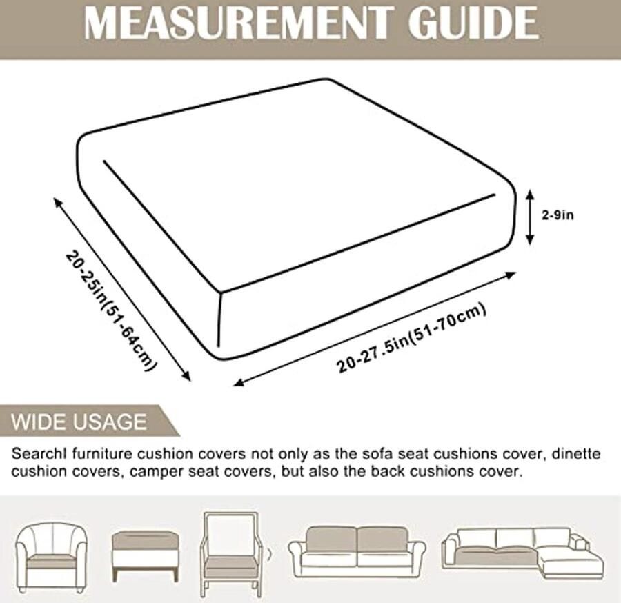 Bedrukte Kussenhoezen voor Banken en Stoelen Set van 2 met Vlinderpatroon