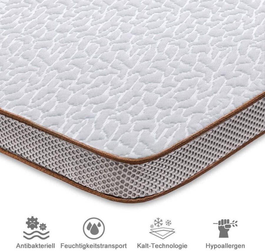 BedStory topmatras 180 x 200 cm gel topper 7 5 cm hoog met afneembare en wasbare hoes ademend en comfortabel topmatras voor boxspringbedden en oncomfortabele slaapbanken