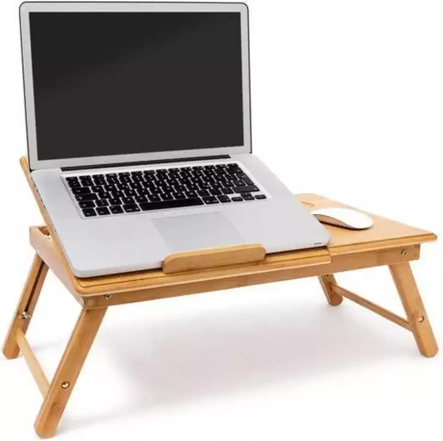 Bedtafel laptoptafel- bedtafeltje voor op bed schoontafel laptray klaptafel