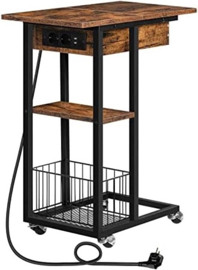 Bedtafeltje Met Wielen Bedtafel Verrijdbaar Bedtafel Op Wielen