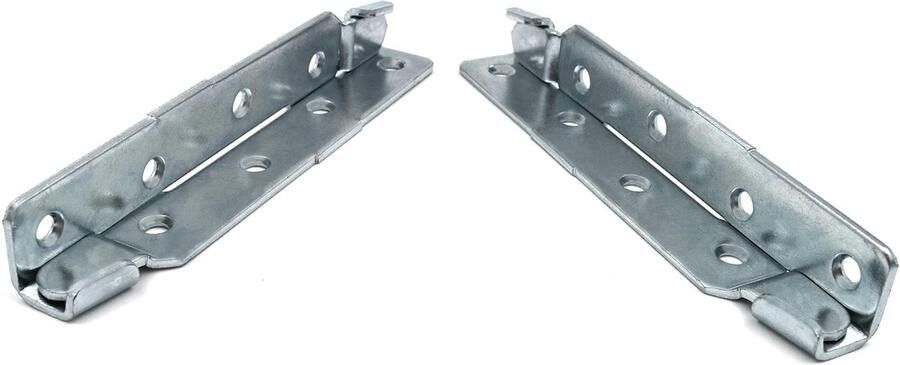 Bedverbinders Set van 4 Meubelbeslag voor Lattenbodem Staal 145 mm