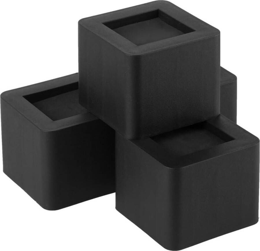 Bedverhogers 2 75 Inch Heavy Duty Design Meubelverhoger 4 STKS Zwart