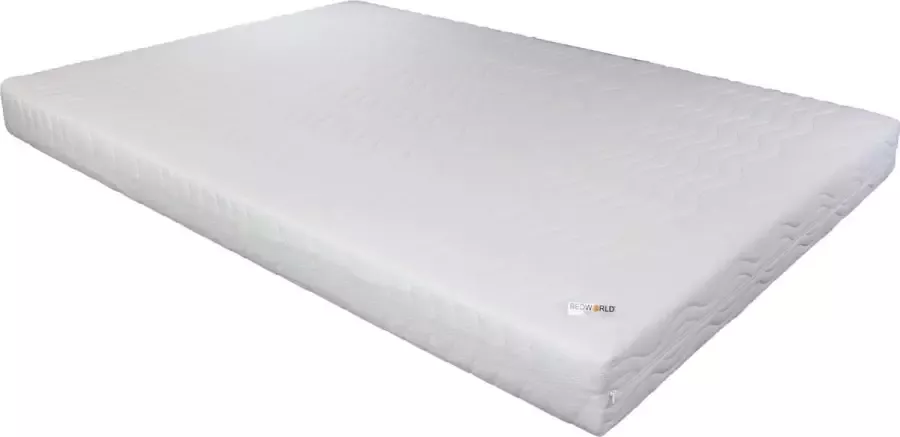 Bedworld Matras 130x200 cm Matrashoes met rits Koudschuim Gemiddeld Comfort Tweepersoonsbed