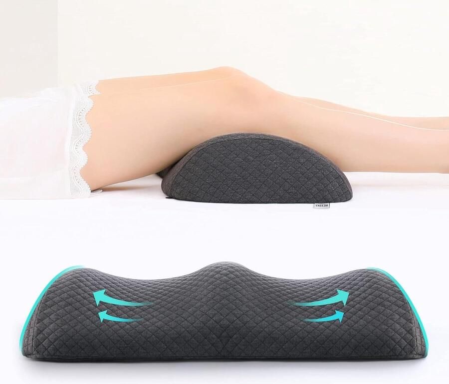 Been Voet Elevatie Kniekussen voor zijslapers Zwelling Verlichting Pijnkussen Contour Wedge Bolster Kussens Memory Foam Afneembare hoes Kniekussen voor in bed