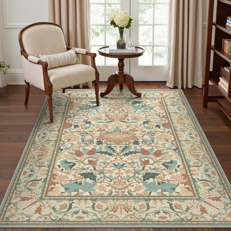 BEIMO wasbaar vloerkleed woonkamer vintage boho vloerkleed slaapkamer groot oosters antislip voor badkamer eetkamer 160x230cm