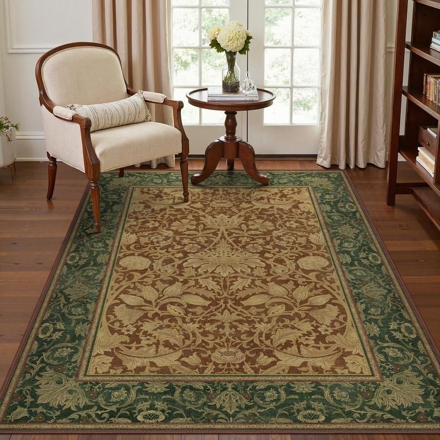 BEIMO wasbaar vloerkleed woonkamer vintage boho vloerkleed slaapkamer groot oosters antislip voor badkamer eetkamer 160x230cm