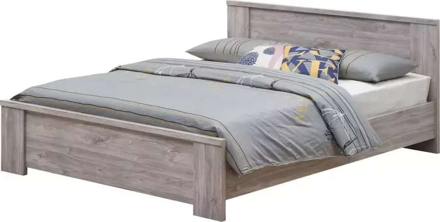Belfurn Elias bed grijze kleur 180 x 200 cm