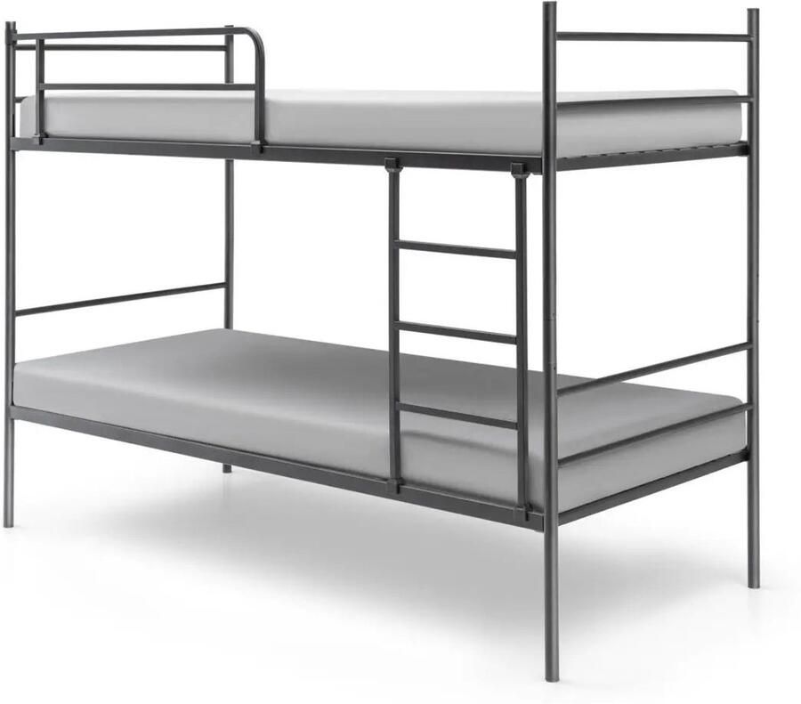 Bella Bunk Beds 200x90cm Veilig door Uitvalbescherming Mogelijkheid tot 2 losse bedden Inclusief 2 Matrassen