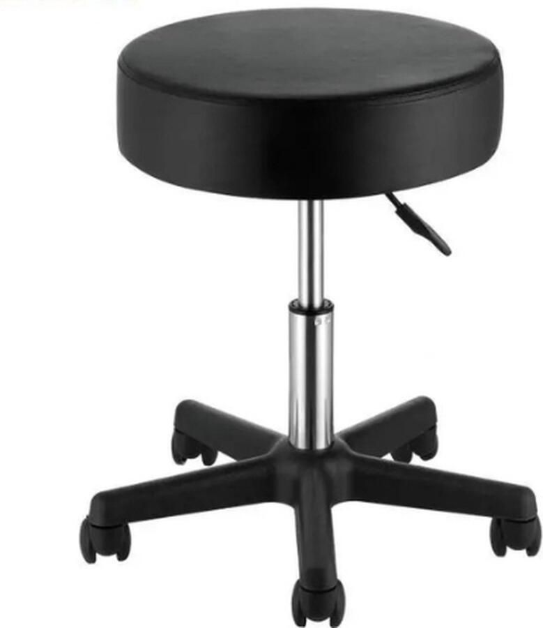 BellissiBo Kruk met Wielen Hoogte Verstelbaar 360° Draaibaar 180 KG Draaggewicht Verstelbare Hoogte 50x50x46CM