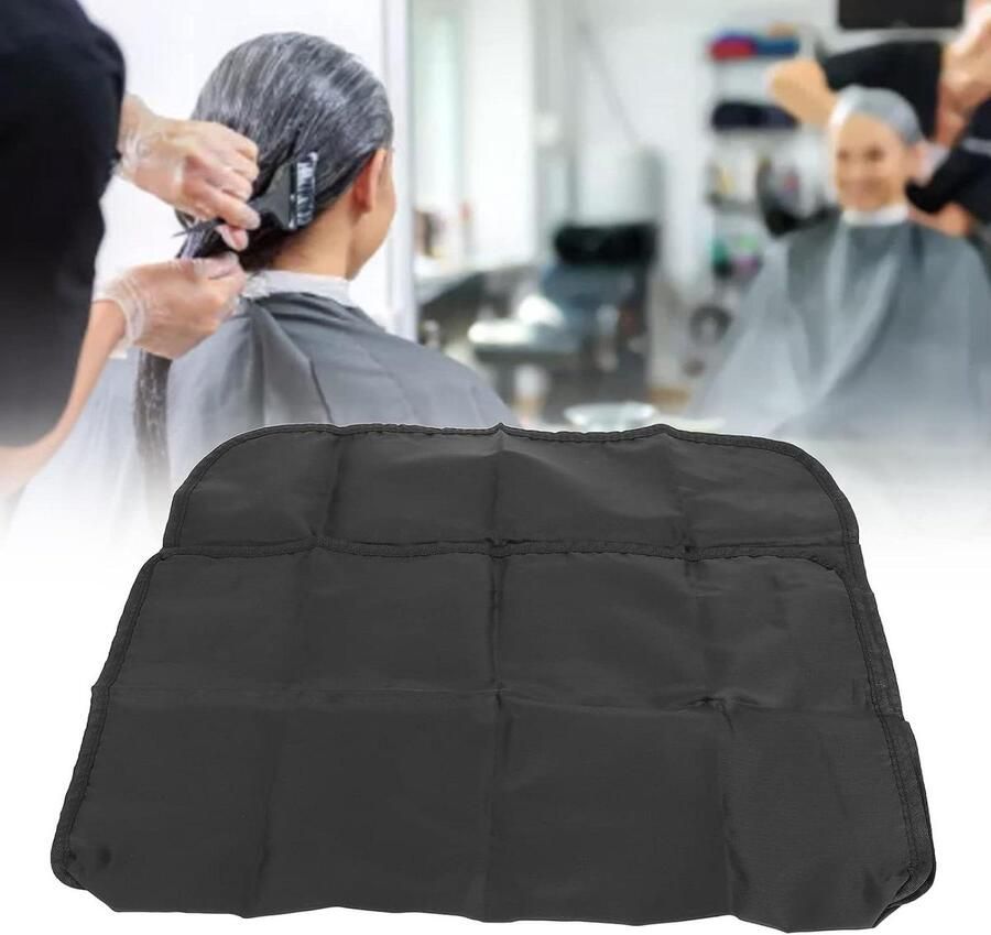 Achterkant Kappersstoel Voorkom Vuil Salonstoel Beschermende Kapsalonstoel Doorzichtig Plastic Zwart kappersstoel verstelbaar