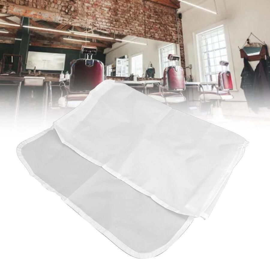 Beschermende Kapsalonstoel Achterkant van de Stoel Voorkom Vuil Doorzichtig Plastic kappersstoel verstelbaar