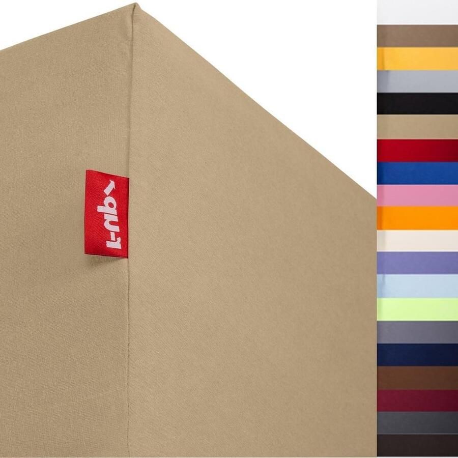 Beste hoeslaken 200x220 220x240 35 cm hoogte katoen-elastaan 230 g m² Oeko-Tex waterbedden (zand) stressvrij matrasovertrek