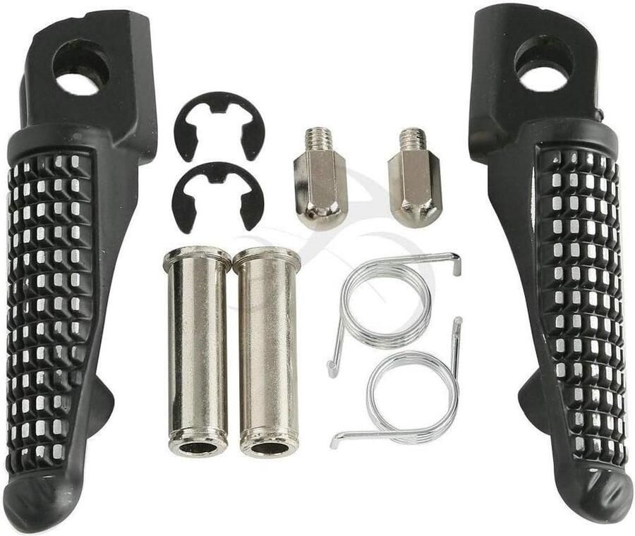 Driver Seat Footrest Pedals for Kawasaki ZX-6R '03-'13 ZX-9R '98-'03 ZX-10R '04-'13 Z750 Z750S Z1000 '07-'13 ER6N ER6F Ninja 650R 09-13