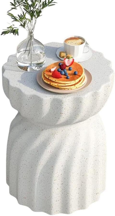 Betaalbare Goederen Bijzettafel Wit bijzettafels bijzettafeltjes woonkamer bijzet tafel bijzettafel mangohout slaapkamer woonkamer