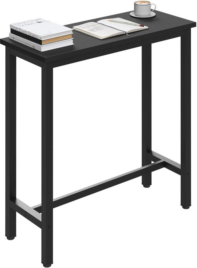 Betaalbare Goederen hoge tafel zwart hoge tafel buiten bartafel keuken bartafel zwart rechthoekig eettafel metalen