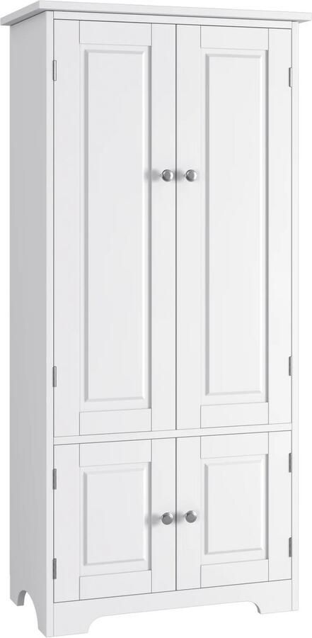 Betaalbare Goederen hogekast wit dressoir opbergkasten met deuren buffetkast keukenblok keukendressoir keuken