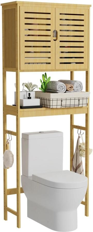 Betaalbare Goederen Over De Toiletopbergkast Hoge Badkamerkastorganizer Met Kast opbergkasten met deuren opbergkasten