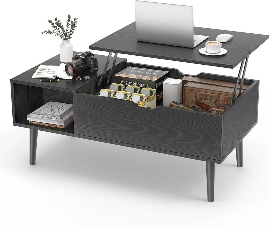 Betaalbare Goederen Salontafel rechthoek zwart salontafels salon tafel salontafel marmer klassiek modern salontafel zwart