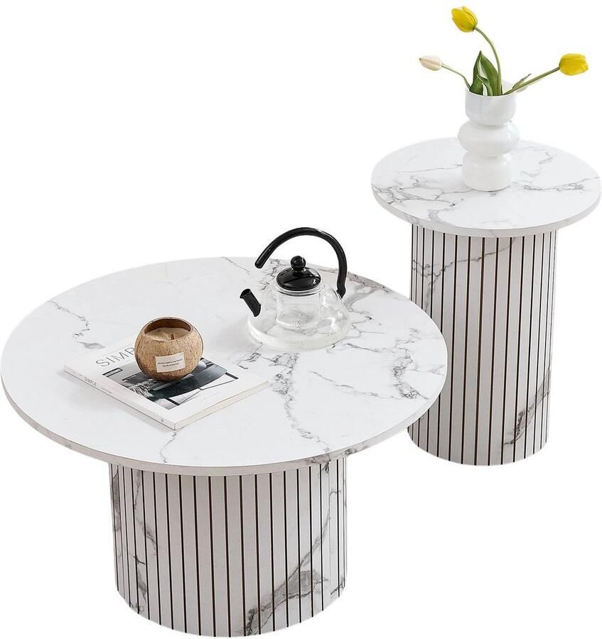 Betaalbare Goederen Salontafel wit rond salontafels salon tafel salontafel marmer klassiek modern salontafel rond