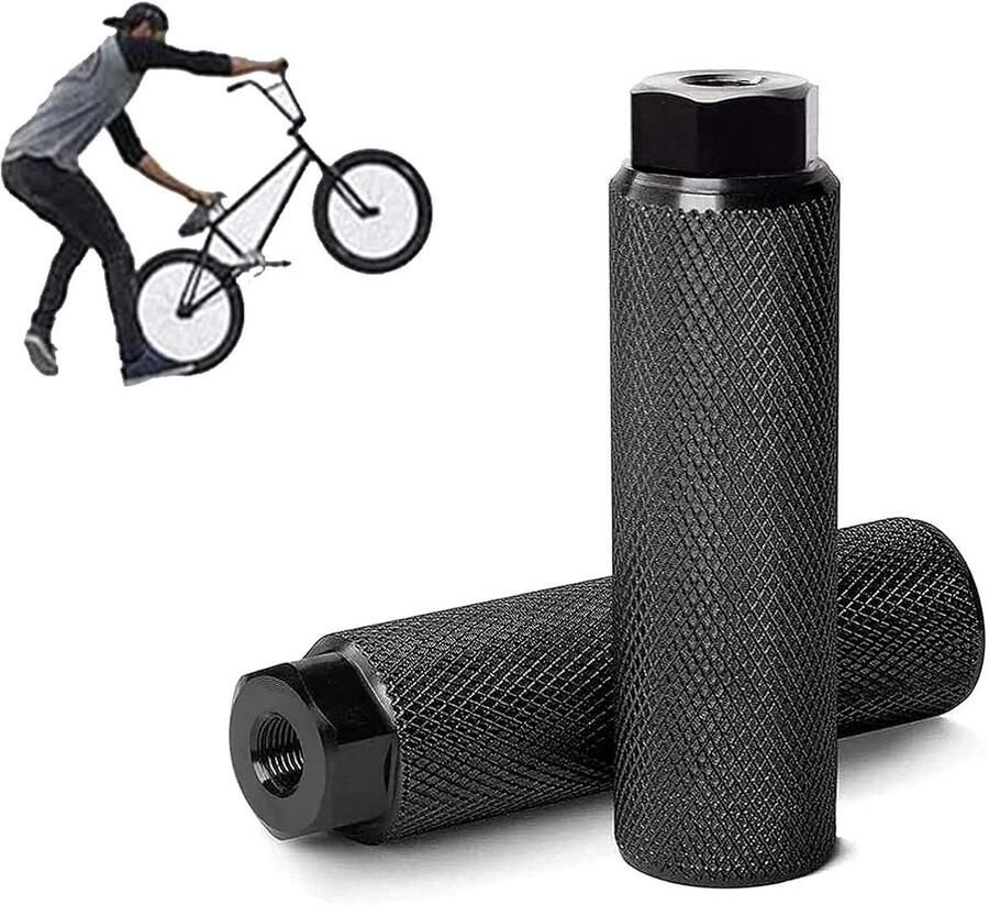 Bicycle Foot Pegs Aluminum Alloy Rear Feet Pedals for Mountain Bikes Universal Fit