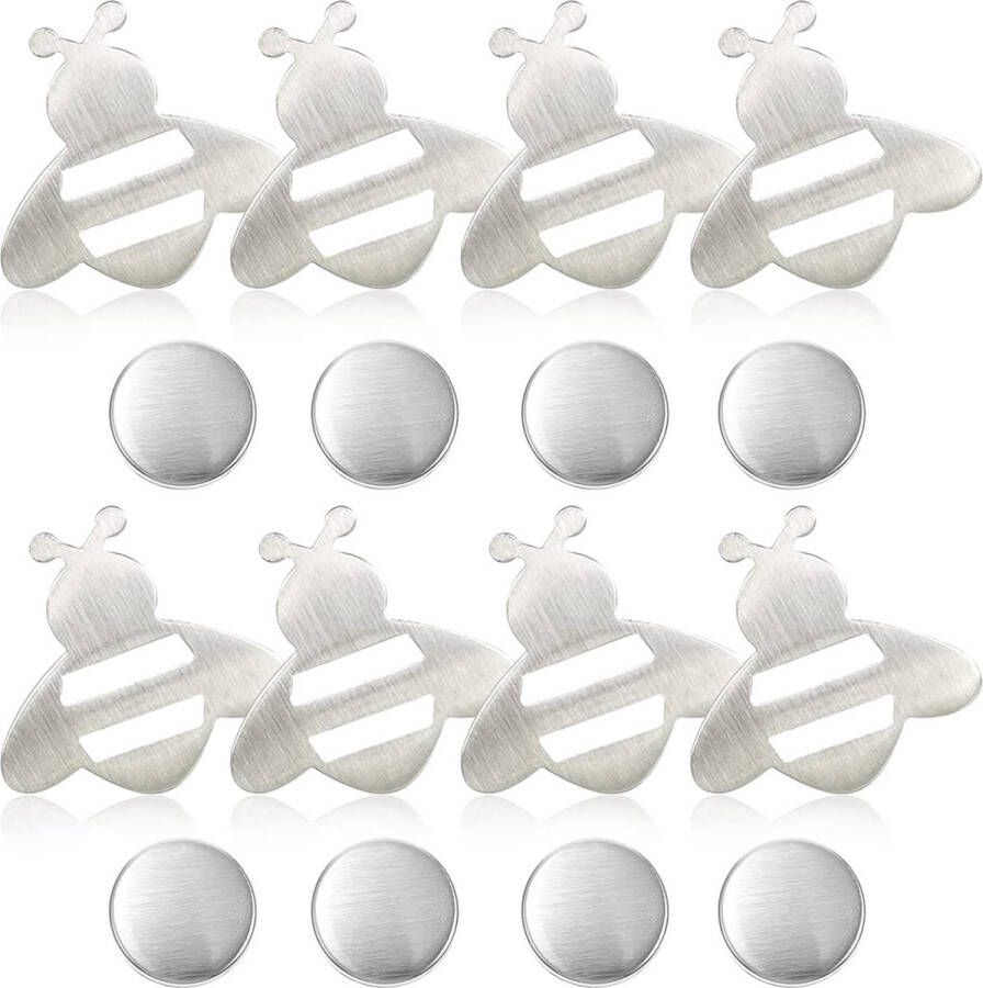 Bijenmotieven Tafelkleedverzwarer magnetisch voor buiten magneten voor tafelkleden tafelkleedgewichten van roestvrij staal tafelkleedhouder voor tuin picknicks party keuken en restaurant