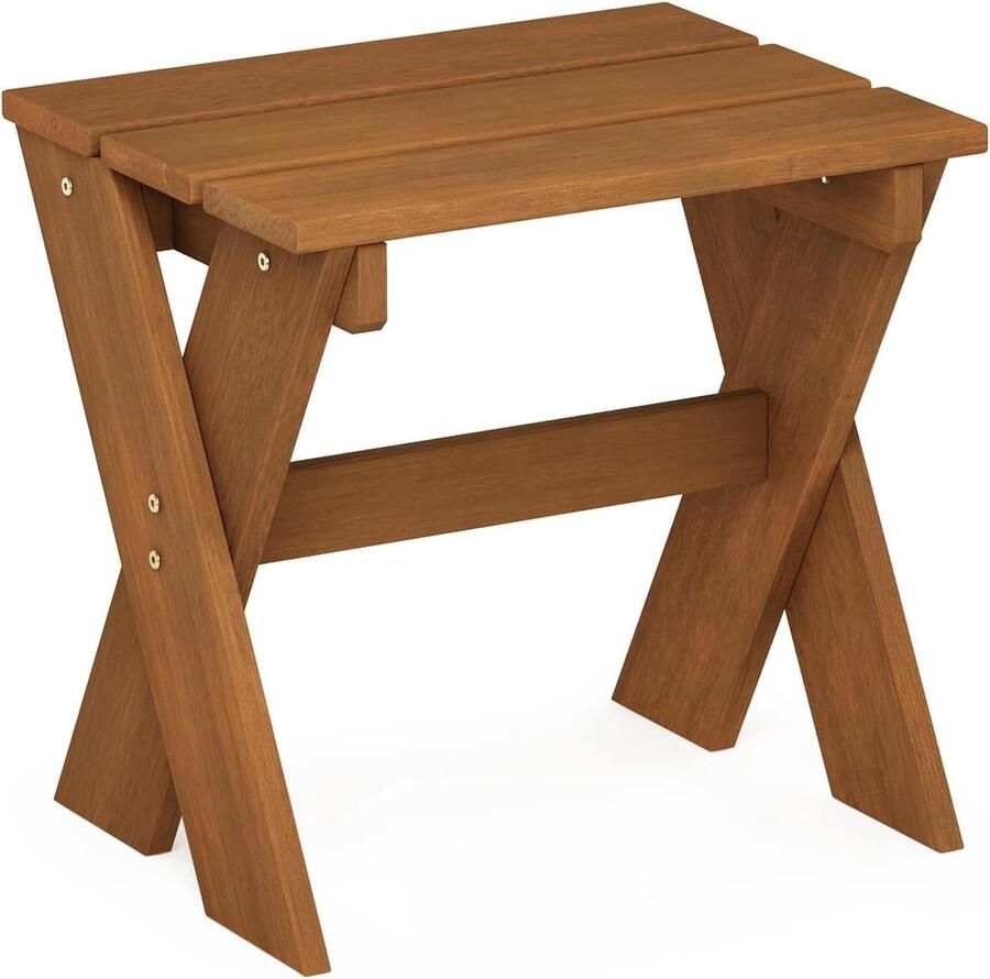 Bijzettafel Bloemstandaard Meranti Hout Naturel 45 2 x 43 9 x 35 1 cm