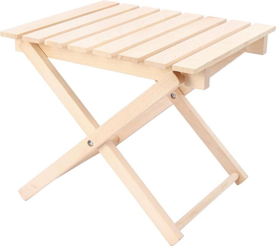 Bijzettafel DENDRO houten klaptafel inklapbaar en grilltafel outdoor mini-tafel tuintafel balkontafel 50 x 42 x 42 cm Spec-Wood bijzettafel buiten