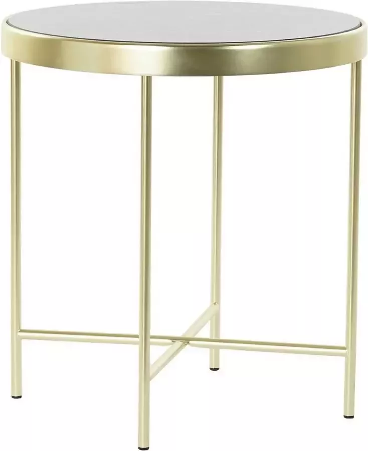 Bijzettafel DKD Home Decor Kristal Staal (42 x 42 x 46 cm)