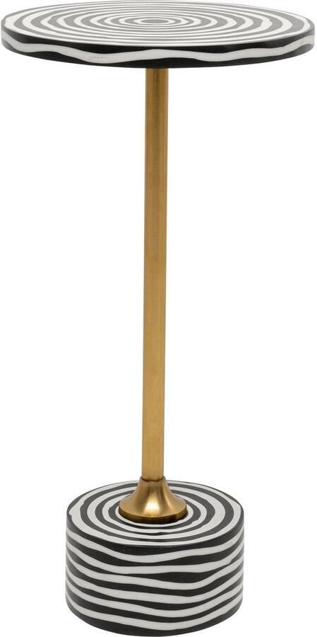 Kare Design Bijzettafel Domero Swirl 25cm