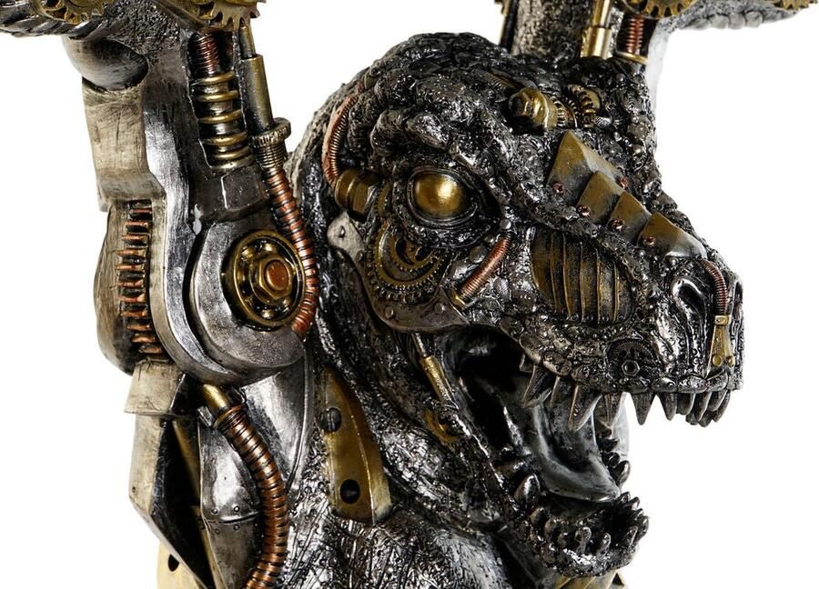 Bijzettafel Home ESPRIT Grijs Multicolour Hars 36 x 33 x 51 cm