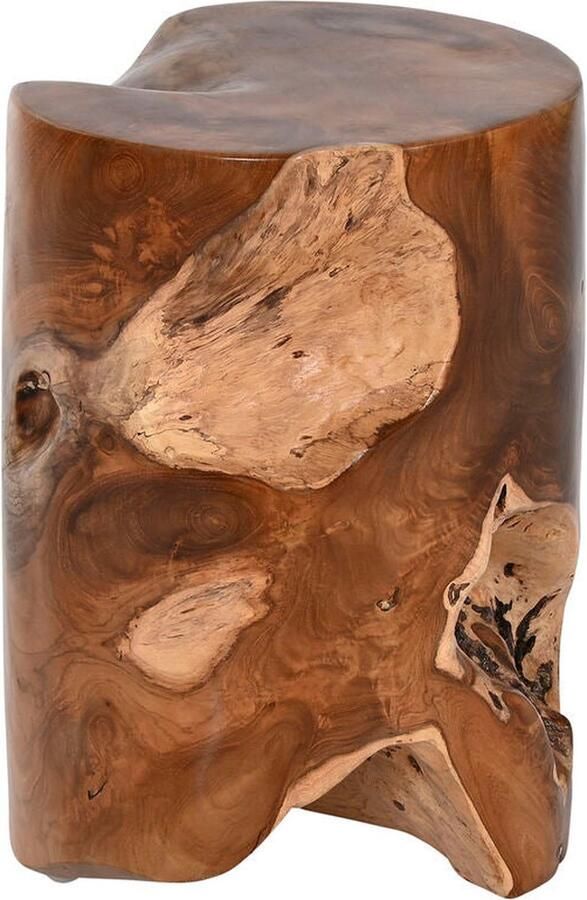 Bijzettafel Home ESPRIT Natuurlijk Teakboom 30 x 30 x 45 cm