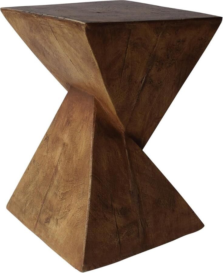 Bijzettafel hout Nachtkastje Geometrisch Indoor Outdoor