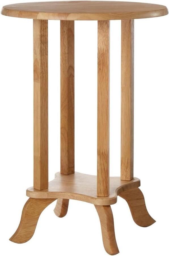 Kleine bijzettafel voor de woonkamer Houten rond nachtkastje met opslag Hoektafel voor slaapkamer Bank nachtkastje Telefoontafel voor thuis kantoor