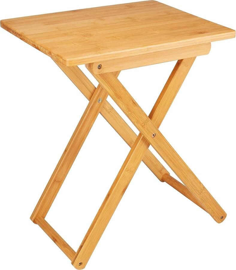 Bijzettafel inklapbaar bamboe ca. 40 x 50 x 31 cm (B H D