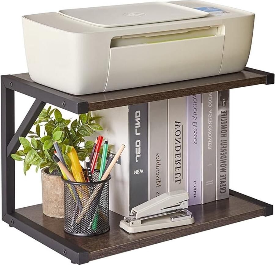 Bijzettafel koffietafel C-vorm elegante kleine banktafel industrieel design 40 x 26 x 61 5 cm woonkamertafel slaapkamer marmerpatroon wit en goud