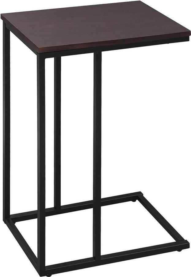 Rootz Living Rootz Bijzettafel MDF en metalen frame Stabiele constructie Krasbestendig Vintage industrieel ontwerp 45 cm x 25 cm x 63 5 cm