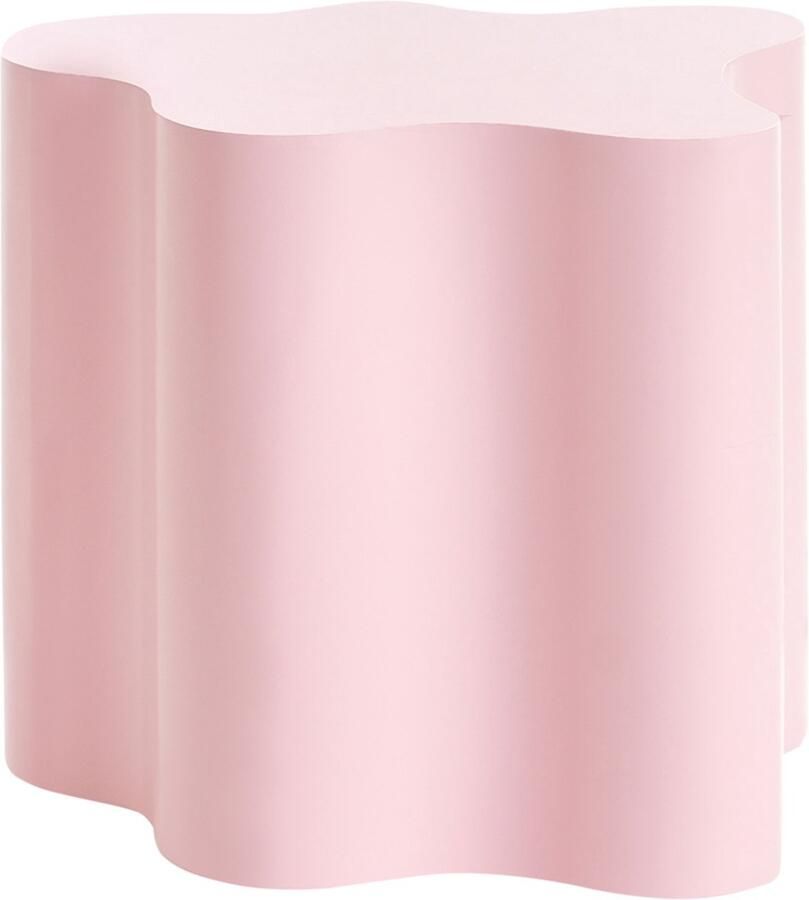 Beliani SAKAMI Bijzettafel Pastelroze MDF