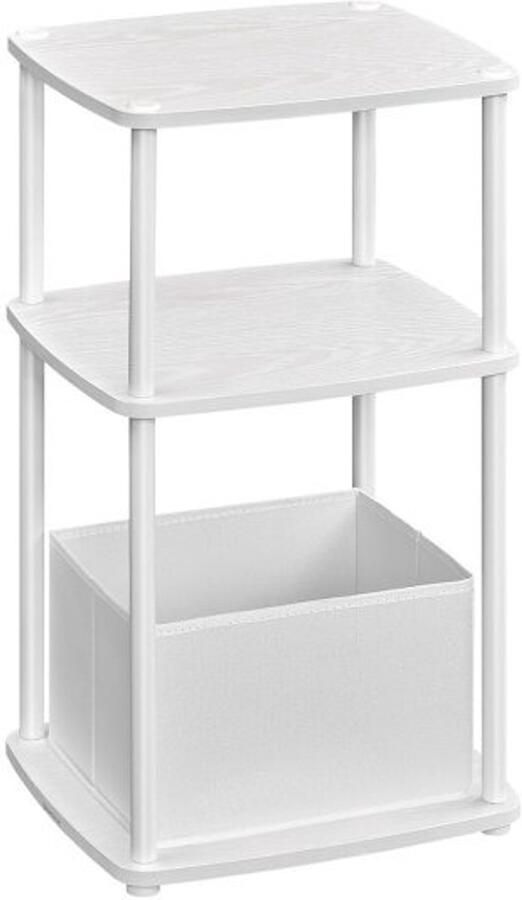 Bijzettafel Stoffen mand Modern Sneeuwwit