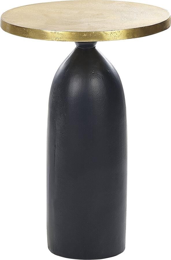 Beliani TEKAPO Bijzettafel Goud Aluminium