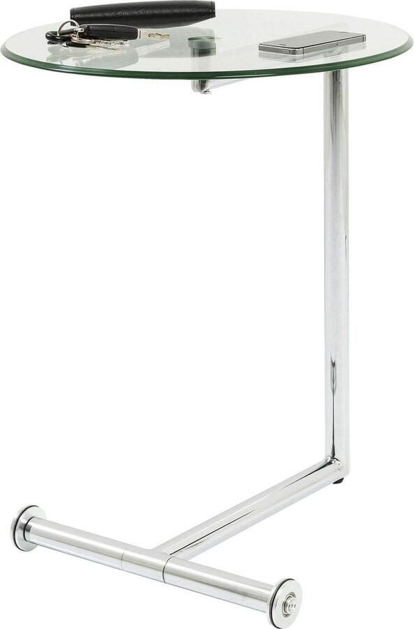 Bijzettafel Transparant Easy Living 74577 met Glas Top